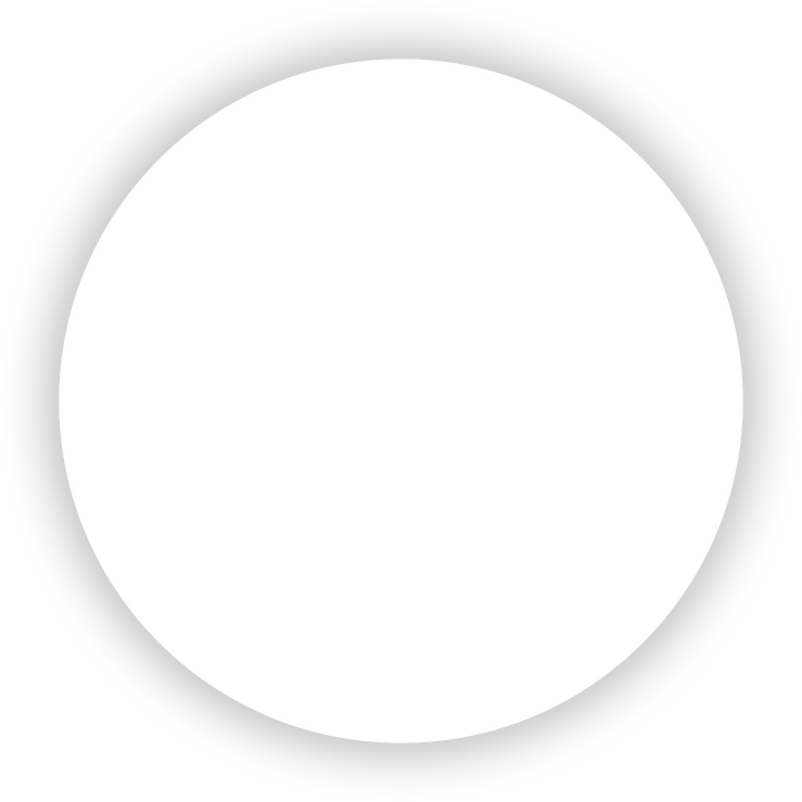 White Circle With Shadow